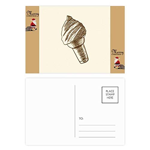 Cônes à esquisser à la main marron en lot de 20 pièces pour dessin