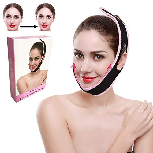 Face Lifter Strap Chin Slimmer Belt, Double Chin Reducer Patch Facial Shaper Bandage