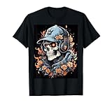 Nonconformist Vision: Captivating Skull Graphic Design T-Shirt