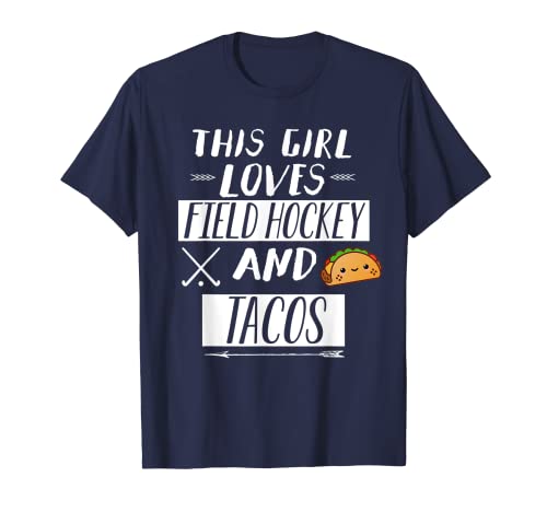 Camiseta divertida de hockey sobre campo y tacos Camiseta