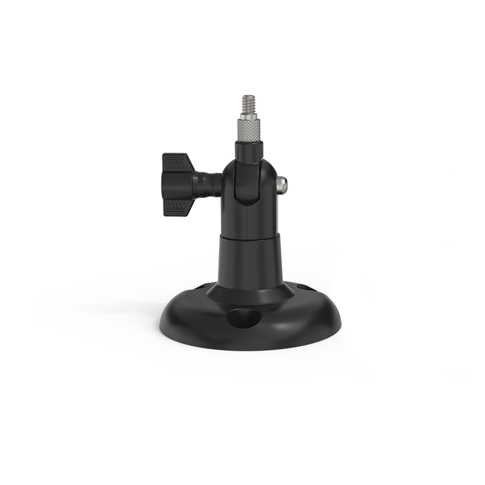 HOLACA Adjustable Wall Mount Holder Compatible With Eufycam 1/2/2C/2C Pro/3/3C/E and other Eufycam Models, 1/4" Screw Eufycam Wall Mounts (1Pack Black)