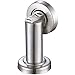 Magnetic Door Stopper, Angle Simple Metal Doorstop Wall Or Floor Mount Heavy Duty Door Holder with Magnet Metal Wood Door Catch Home Office Commercial Use, Brushed Nickel
