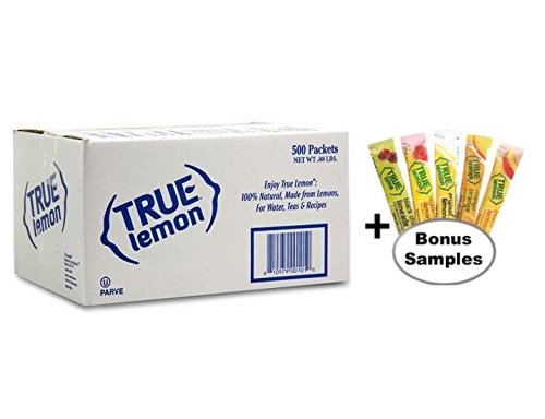 True Lemon Bulk Packets; Plus 5 Sticks Of Variety Flavors Lemonade, 505 Piece Set #TOP1