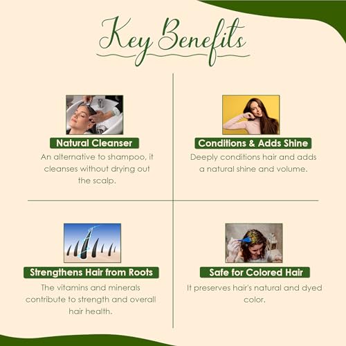 Mi Nature Fresh Sidr Leaves Powder 227gm (8oz) | Natural Deep Cleansing & Conditioning Herb for Hair Care | Traditional Herbal Cleanser |Plant-based Source of Mucilages and Saponins