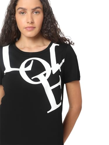Image of VERO MODA Women's Letter Print Regular Fit T-Shirt