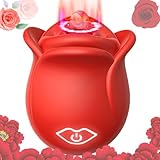 Rose Red Handheld Massage Ball Deep Tissue Tool for Women Q915