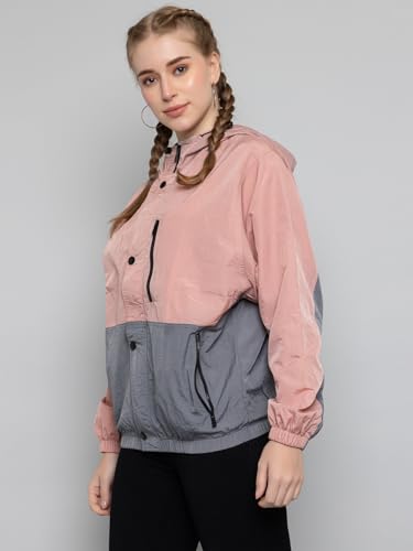 Image of CHKOKKO Sunscreen Jacket for Women Hooded Zipper Sports Jacket | UV Protection | Sun Protective | Lightweight Water Resistant | Riding Biker | Outdoor Travel Gym Running