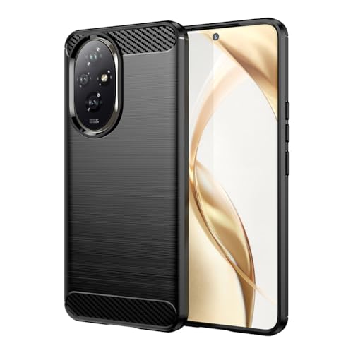 SEAHAI Case for Honor 200 5G, Ultra Thin Silicone TPU Bumper Shockproof Soft Gel Rubber No-slip Case Cover - Black