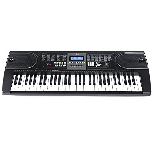 61-Key Electronic Keyboard Pack With Headphones,Microphone,Stand,Stool,And Power Supply-The Electronic Keyboards (Pack Of 1) #TOP1