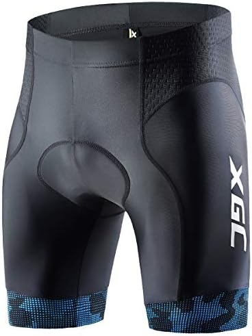 XGC Men's Cycling Shorts/Bike Shorts and Cycling Underwear with High-Density and High-Elasticity 4D Sponge Padded