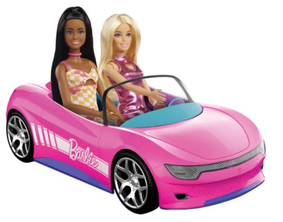 Hot Wheels RC Barbie Convertible with 2 Dolls