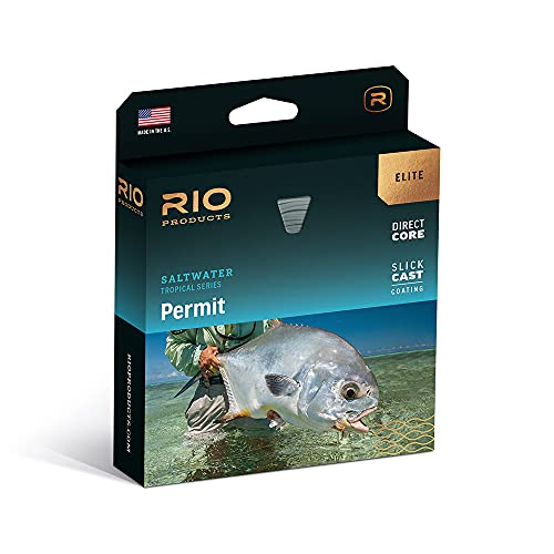 Rio Products Elite Permit WF9F, Light Sand/Orange/Aqua Blue