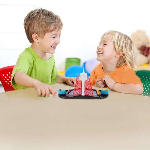 Pinball de baloncesto de escritorio mini juego de canastas infantil plástico 4