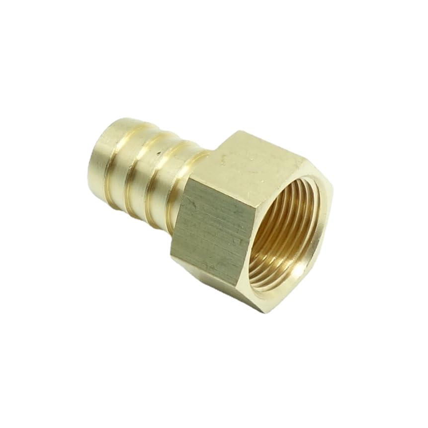 CDQBWKJGFJ 1 Piece Brass Hose Barb Fitting,3/4" Barb x 3/4" NPT Female Adapter