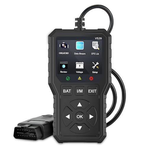 OBD2 Diagnosis, ADDLIVE Maquina Diagnosis Coche, OBD2 Diagnosis en Español, Maquina de Diagnosis para Coche, Diagnosis Coche Multimarca para Mayoría de Vehículos a Partir del Año 2000 con 10 Idiomas