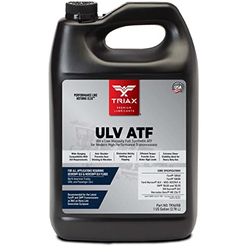 Triax Ulv Atf, Ultra Low Viscosity, Full Synthetic Atf For Modern High Performance Transmissions (1 Gallon) #TOP9