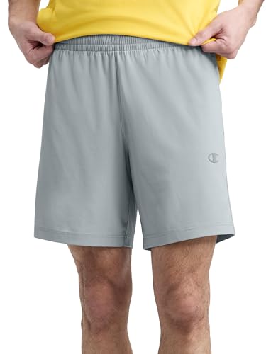 Image of Champion Men's 7 inch Sport Knit Shorts, Slim Fit, Lightweight