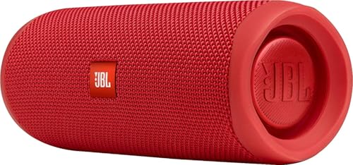 JBL FLIP 5 Portable Wireless Bluetooth Speaker IPX7 Waterproof On-The-Go Bundle with Boomph Hardshell Protective Case - Red - Image 3
