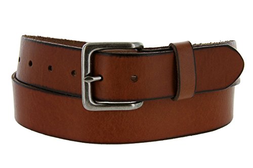 A399 Men's Full Grain Leather Casual Jean Belt 1.5