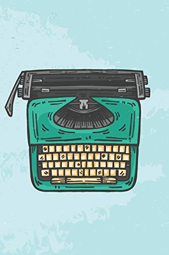 Electric Typewriter: College Ruled Notebook Journal, 6x9 Inch, 120 Pages