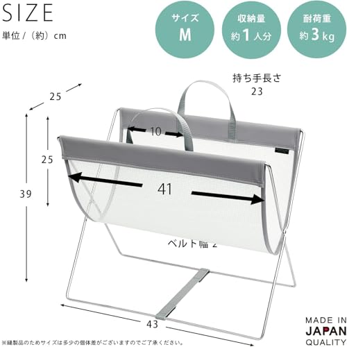 Saki R-358 Luggage Bag, Self Wagon, Mesh x Leather, PVC, Gray3