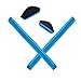 Mryok Replacement Earsocks Nosepiece for Oakley Triggerman OO9266 Sunglass - Unique Sky Blue