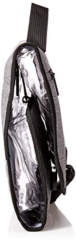 Falcon Keeper Hanging Stackable Travel Toiletry Make-up Undergarments Tiddy Organizer Roll-up Bag (Grey)