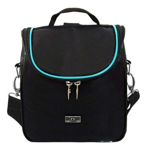 Lancheira Térmica Infantil Menino Escolar com Potes e Squeeze Azul CK Presentes
