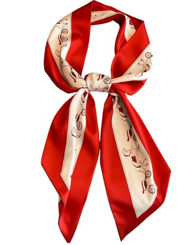 Purse Scarf For Handbags Head Scarves For Women's Hair Bags Scarfs Long Skinny Scarves Fashion Silky Headbands Accessories