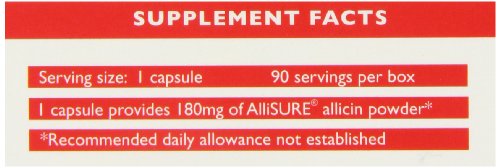 Allicin Max 100% Pure Allicin 30 veg caps