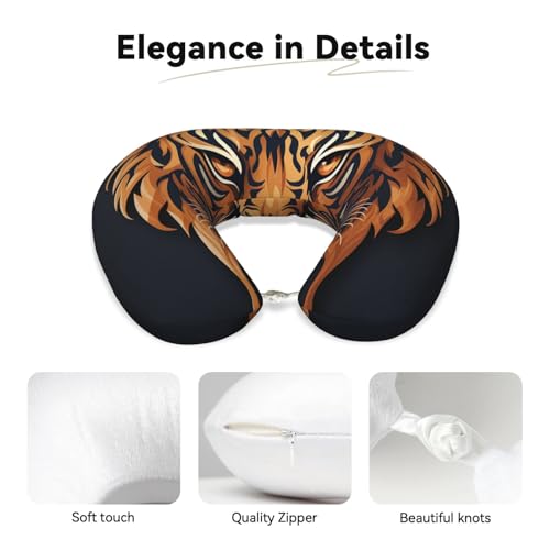 Almohada de espuma viscoelástica para cuello y viaje miniatura 3