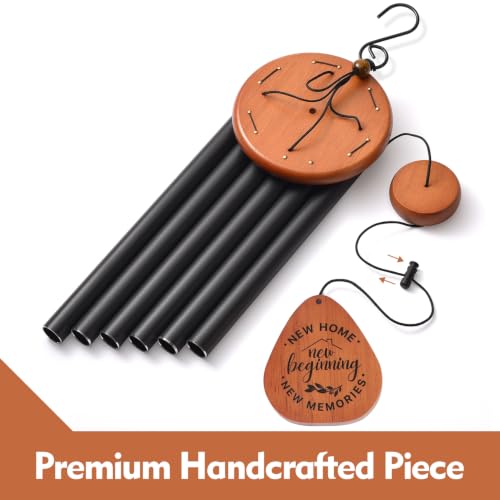 House Warming Gifts New Home, 32" Black Wind Chimes Housewarming Gifts - Image 3