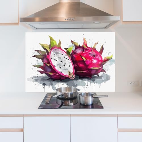 Crédence de cuisine Pink Pitaya ARTHUB® pour un espace coloré - 6