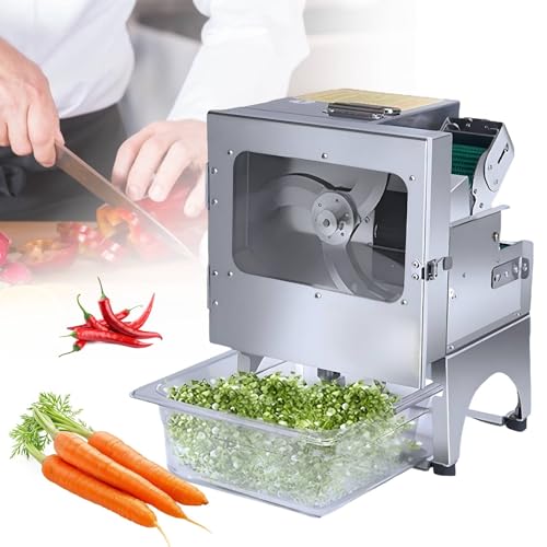 Máquina automática para cortar cebolla y pepino con banda transportadora