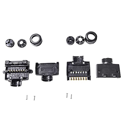 TAEUYYM Spina Rimorchio 7 Poli Piatto e Presa