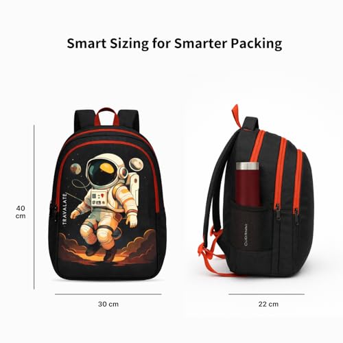 Image of TRAVALATE 25L Stylish &Trendy printed School Bag for Kid's | Backpack for Class 1 to 5 School Going Boys & Girls