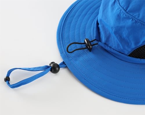 Connectyle Kids Sun Hat Wide Brim Fishing Safari Hat UPF 50 Protection Bucket Hats for Boys Girls Breathable Summer Beach Hat4