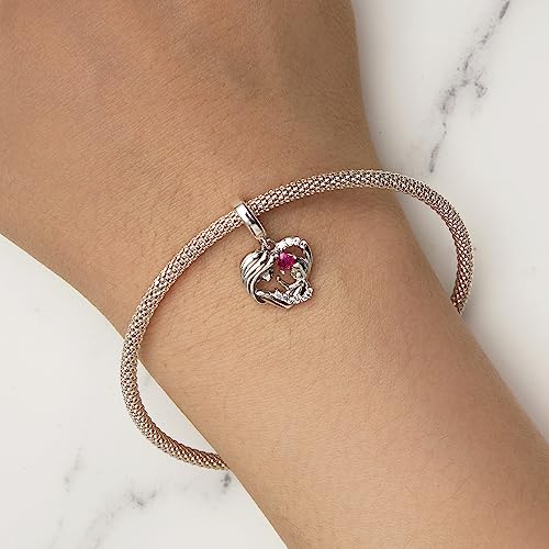 CYCUFF 925 Sterling Silver Charms for Bracelets and Charm Necklaces, Bracelet Pendants Beads Jewellery Gift for Family Friends Women4