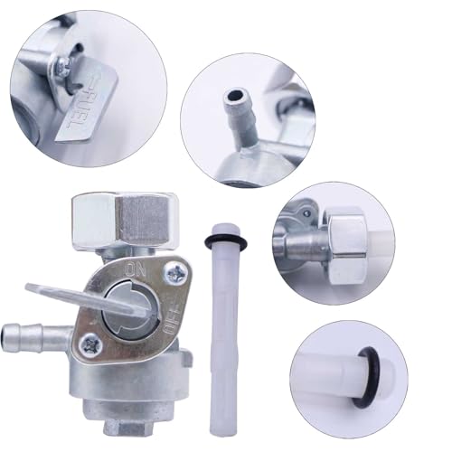 Image of Generator Gas Tank Fuel Switch Petcock Fuel Shut Off Valve for Predator Generac Generator Parts 3500w-9000w 5.5hp-16hp M16x1.5mm 2PACK