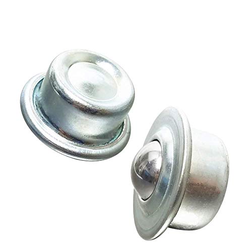 PHAETON 12PCS Stainless Steel Ball Transfer Bearing Casters Universal Base Conveyor Roller Ball