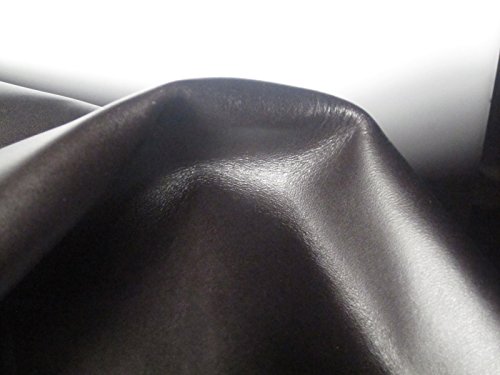 NAT Leathers Dark Brown Smooth 12 inches X 24 inches Cut Piece Upholstery Craft Bookbinding Shoe Cow Cowhide Genuine Leather Hide Skin (12