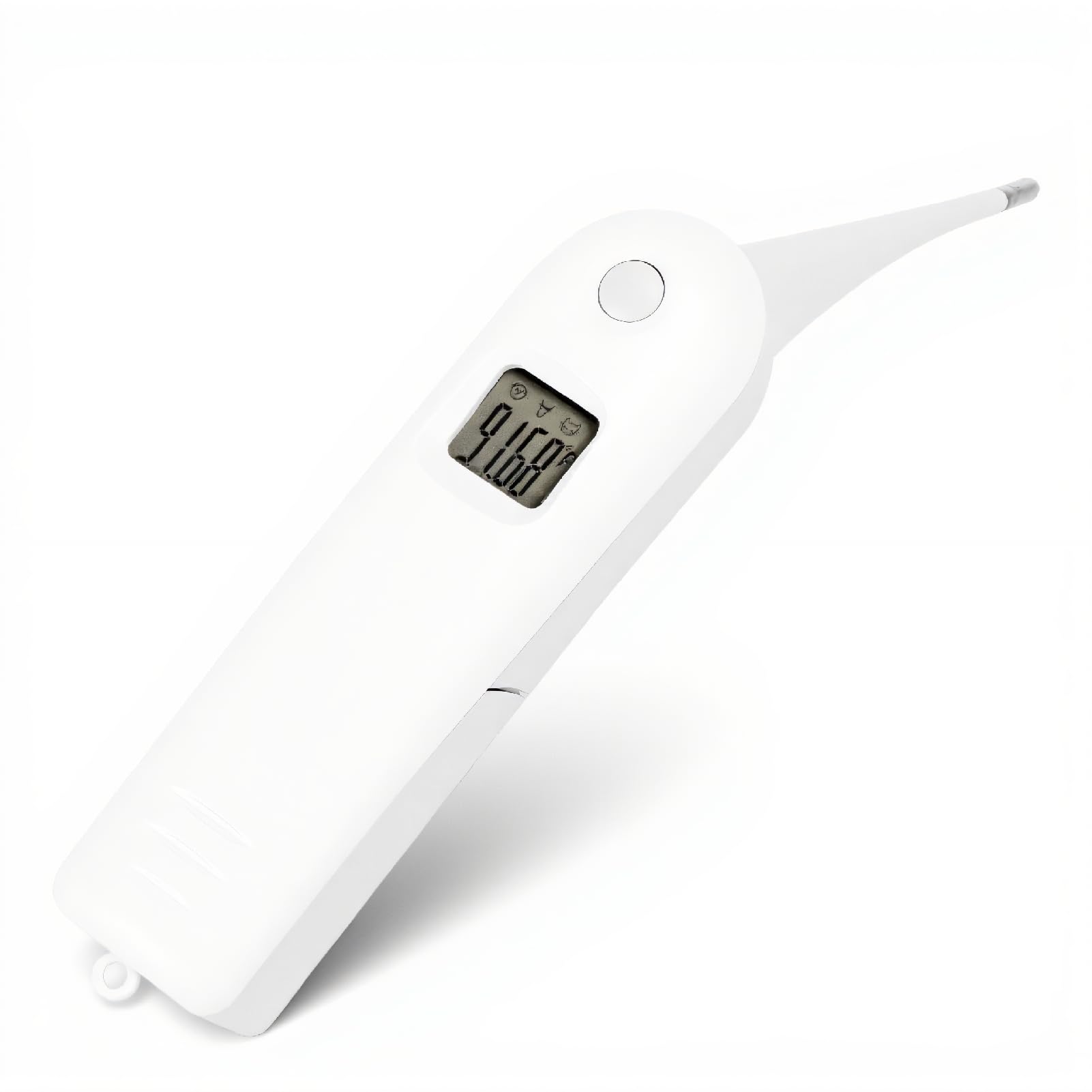 FAUOSWUK Animal Thermometer, Horse Thermometer Veterinary Thermometer for Pigs Cattle Sheep Horses With Lcd Display And Metal Probe, Ergonomic Handle For Livestock