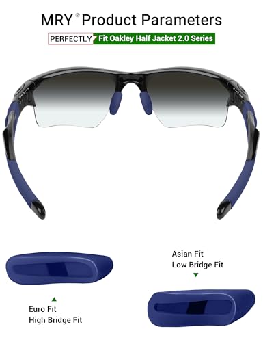 Image of Mryok Replacement Earsocks Nosepieces Kits for Oakley Half Jacket 2.0 /2.0 XL