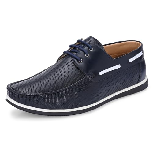 Image of Centrino Office Formal Shoes for Men | Shoes for Man Stylish | Lace-Up Design | Cushioned Insole | Lightweight Comfortable Leather Shoes | Mens Formal Shoes for Business Professional & Daily Office Wear (7630)