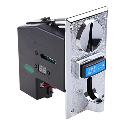 YOUNAFEN Multi Coin Acceptor Selector Slot pour mécanisme de jeu d'arcade Distributeur automatique pour 6 types de pièces de jeu différentes Jeu d'arcade