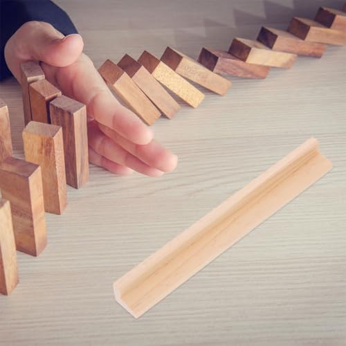 Bases y soportes de madera para dominó 10 pcs miniatura 6