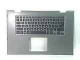 EbidDealz Replacement for Laptop Palmrest Assembly with Backlit US English Layout Keyboard Dell Inspiron 15 (5568/5578) TM7TR 0TM7TR CN-0TM7TR 0HTJC FN7N0 0FN7N0 CN-0FN7N0