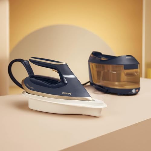 Philips PerfectCare 6000 Series Steam Generator, 2400 W, 600g Steam Flow, 8 Bar Pressure, No Burns with OptimalTEMP Technology, 1.8L Tank, Black (PSG6066/26)