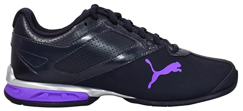 PUMA Women's Tazon 6 Sneakers, New Navy/Dark Amethyst/Puma Silver, 10 M