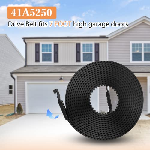 Image of Vanesa 41A5250 Belt for 7 Ft High Garage Door, 237 inch Garage Door Opener Belt | 41A5250 Drive Belt Compatible with liftMaster /chamberlain /Whisper Models HD920EV, WD822KD, 248739, 248754, HD900D, HD520EV